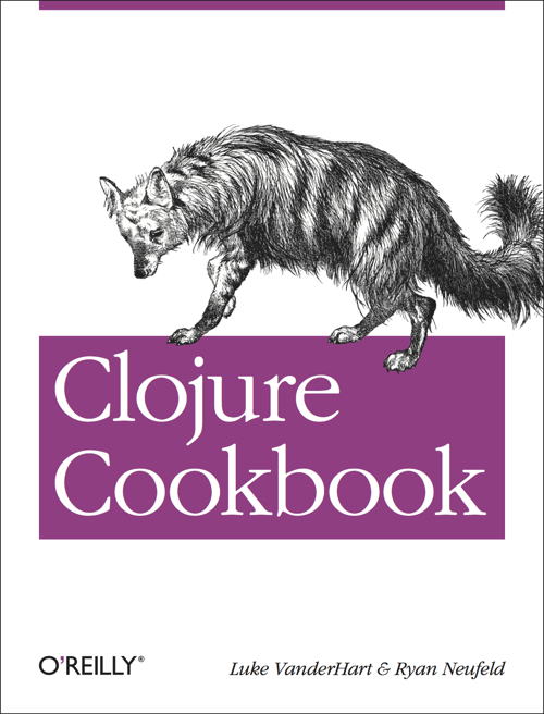 Behold, the Clojure Cookbook Aardwolf!
